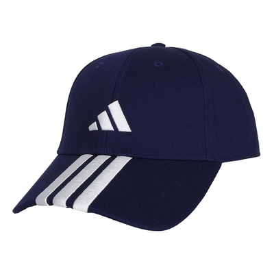 ADIDAS 運動帽-純棉 老帽 防曬 遮陽 帽子 愛迪達 JP0384 丈青白