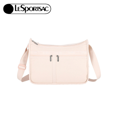LeSportsac Deluxe Everyday Bag 奢華斜背包 開學購物季 送禮首選 女包-晨曦桃粉