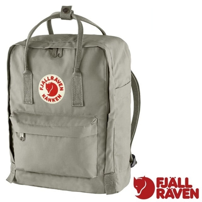 【Fjallraven 北極狐】 Kånken 多功能輕量防潑水日用背包.通勤書包.休閒背包 23510-021 霧灰