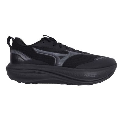 MIZUNO WAVE RIDER GTX 4 SW 男防水慢跑鞋-4E寬楦 J1GM263152 黑灰