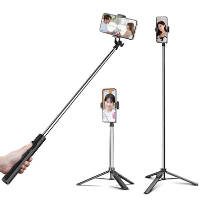 JUNDNE A35 可站立穩固三腳架遙控藍牙自拍桿(160cm)(單攝版)