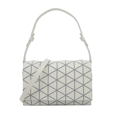 ISSEY MIYAKE 三宅一生 BAOBAO FOSSETTE 霧面皮革兩用包-大/象牙白