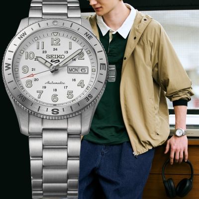 SEIKO 精工 5 Sports Field Series 軍裝風格機械錶 618限定禮遇 送禮推薦-41mm (HDB007/4R36-18V0S)_SK045