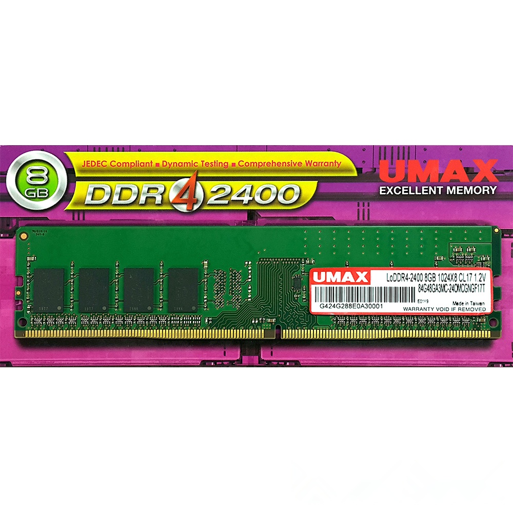 doremi様 UMAX DDR4 8GB 4枚 UMAX DDR4 2400 8GB 1024x8 桌上型記憶體| DDR4 2400 | Yahoo購物中心