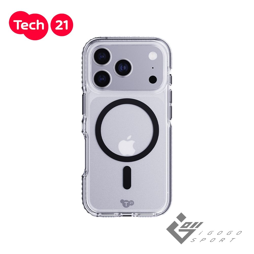 Tech21 iPhone 17 Pro / 17 Pro Max EvoCrystal 晶透防摔手機殼(支援MagSafe)