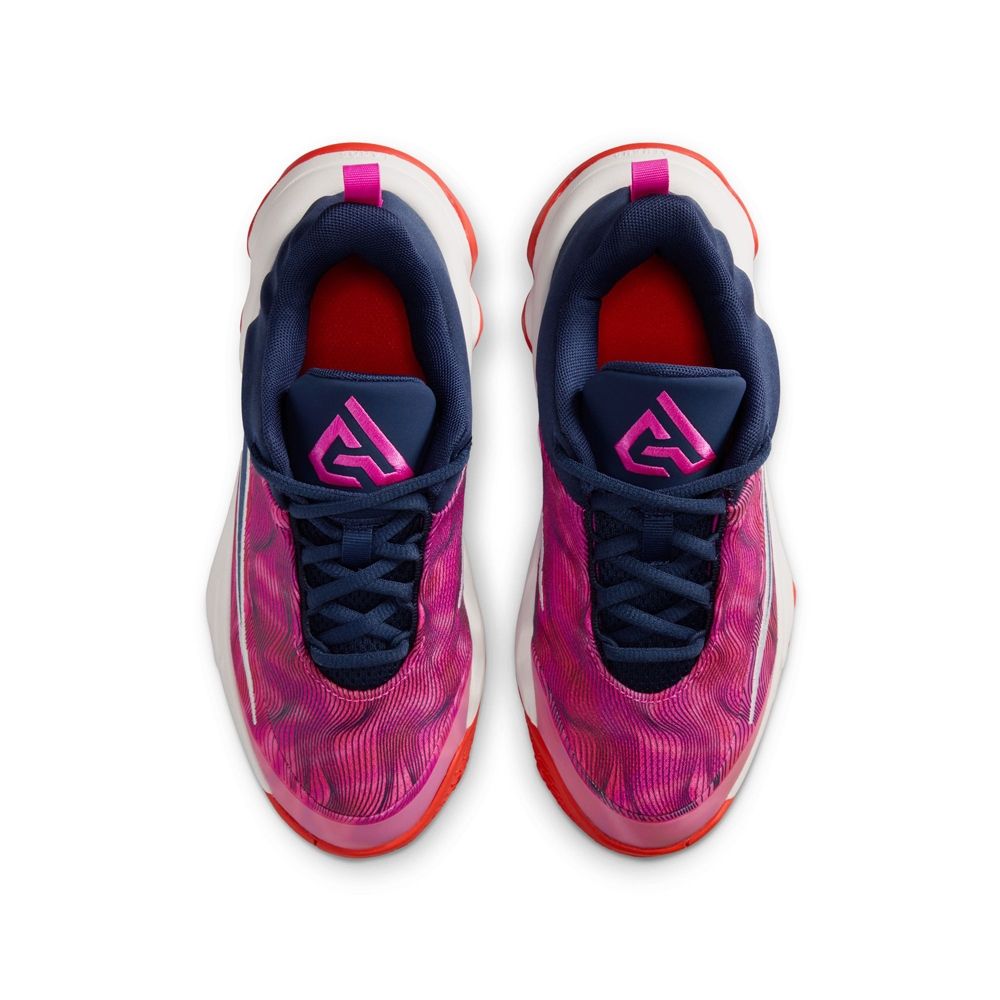 NIKE 籃球鞋女鞋大童運動鞋字母哥GIANNIS IMMORTALITY 4 SE GS 桃藍