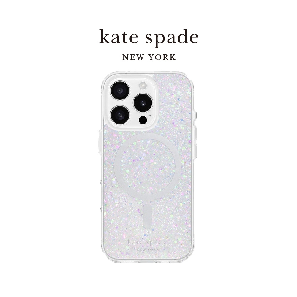 【kate spade】iPhone 16系列 MagSafe 精品手機殼 銀河星鑽