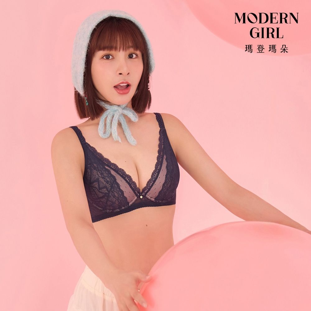 瑪登瑪朵 啵提 集中穩定內衣 B-D75 罩杯(曜石藍)