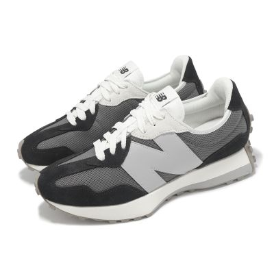 New Balance 休閒鞋 327 男鞋 女鞋 灰 白 復古 麂皮 情侶鞋 NB U327LNB-D
