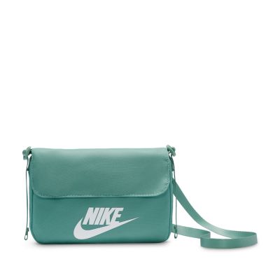 NIKE 斜背包 小包 運動包 W NSW FUTURA 365 CROSSBODY 綠 CW9300-016
