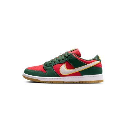 Nike SB Dunk Fir and Fire Red 西雅圖超音速隊 紅綠 聖誕配色 男鞋 FZ1287-300