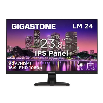 Gigastone LM-24FF2 24型 IPS FHD 窄邊框護眼螢幕(HDMI/1080P/內建喇叭/低藍光/零閃屏)