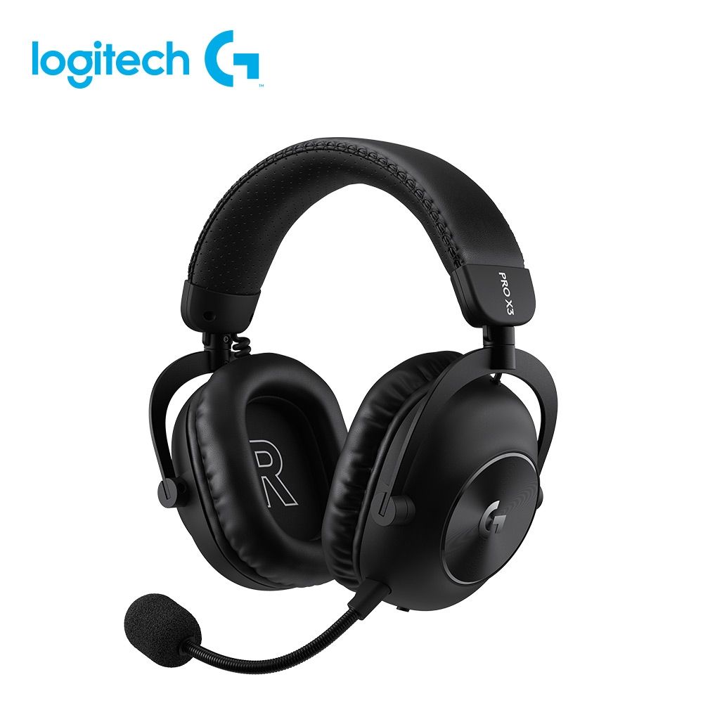 羅技 logitech G PRO X 3 LIGHTSPEED 無線遊戲耳麥-黑
