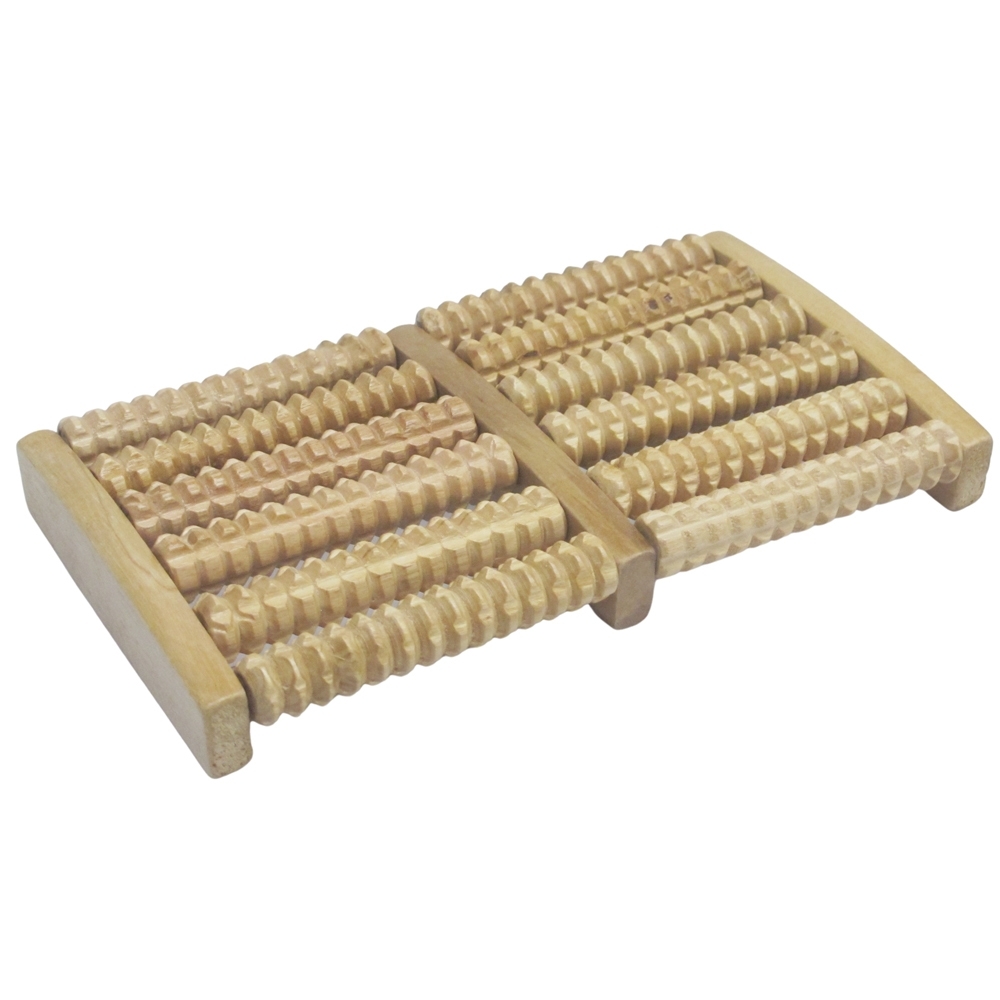 月陽天然實木6排3D立體腳底滾輪按摩器(2615) | 健康步道墊| Yahoo購物中心