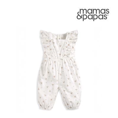 Mamas&Papas 初夏白芽-無袖連身寬褲