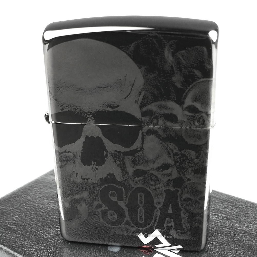 ZIPPO 美系~Sons Of Anarchy-混亂之子骷髏-4面連續雷射雕刻打火機| 日用雜貨| Yahoo購物中心