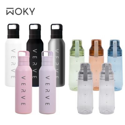 【WOKY 沃廚】VERVE聯名_純鈦Ti零秒瓶780ml+ECOZEN 透明瓶600ml