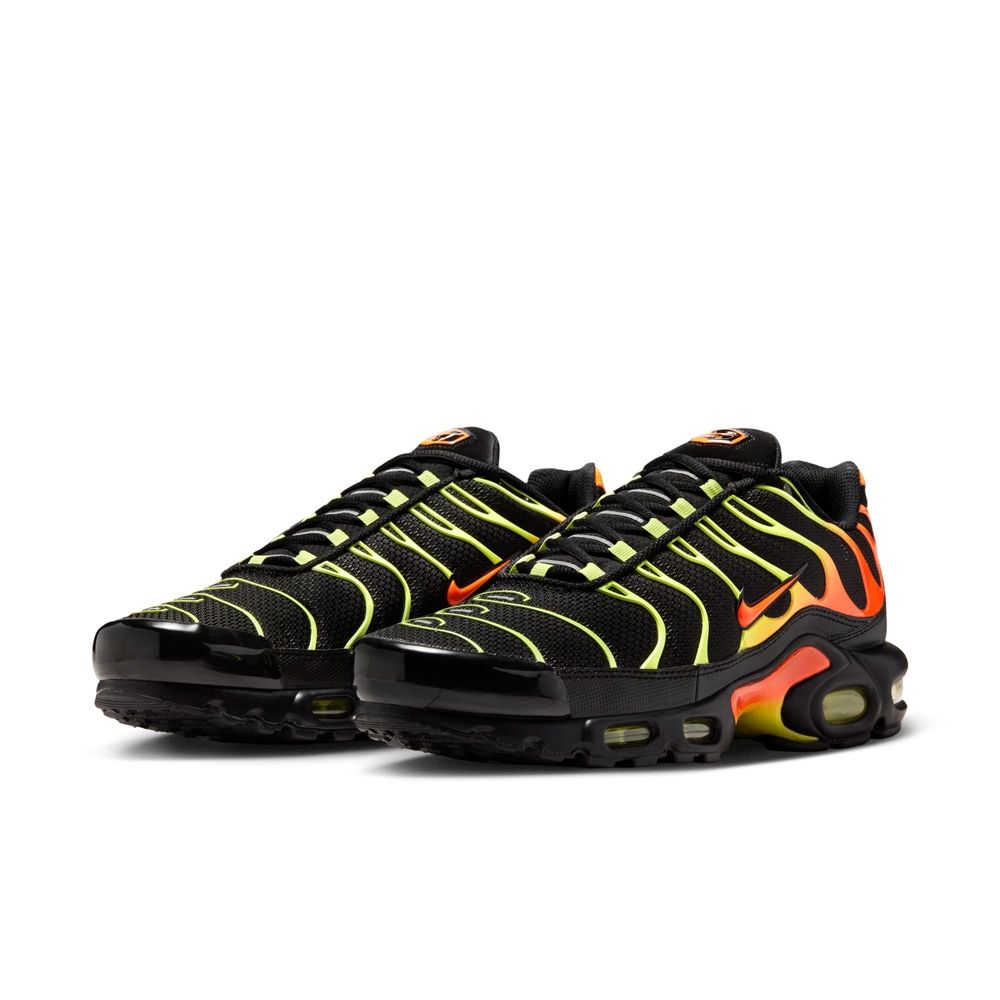 NIKE 慢跑鞋 男鞋 運動鞋 氣墊 緩震 AIR MAX PLUS 黑黃橘 DM0032-028