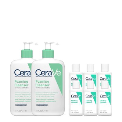 CeraVe適樂膚 溫和泡沫潔膚露 473ml 2入 獨家組合 官方旗艦店 溫和清潔