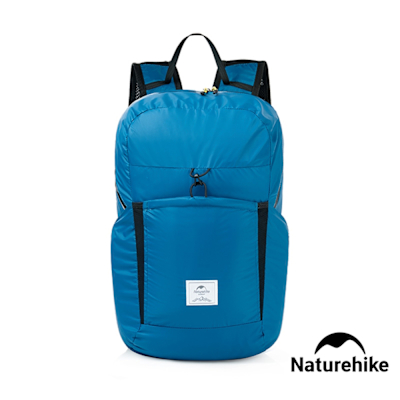 Naturehike 22L雲雁輕量防水摺疊後揹包 攻頂包 藍色 A017-B
