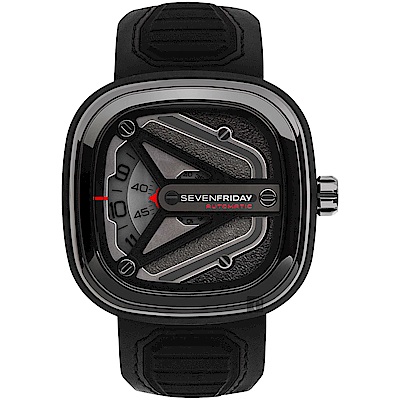 SEVENFRIDAY M3 星際太空船自動上鍊機械錶 1111買買節 送禮推薦-黑/47mm