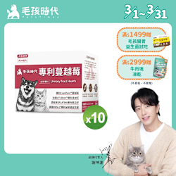 【毛孩時代】專利蔓越莓x10盒(貓狗保健品 貓狗