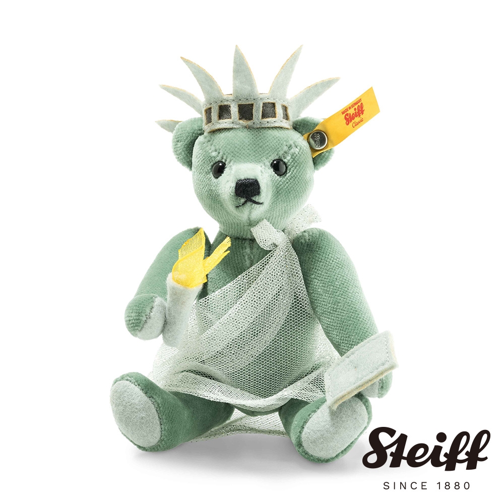 JamesRizzi　シュタイフ　Steiff　自由の女神 STEIFF New York Teddy Bear 自由女神收藏版_黃標| 洋娃娃| Yahoo購物中心