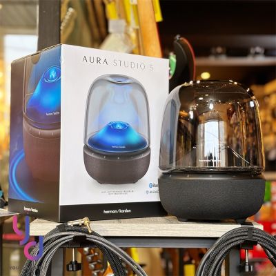 哈曼卡登 Harman Kardon Aura Studio 5 最新版本 藍牙 喇叭 音響 水母 160W 五彩 琉璃