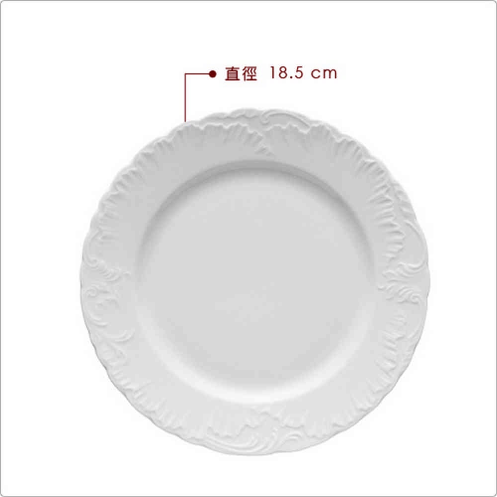 EXCELSA》義大利Elisa白瓷淺餐盤-18.5cm-- 餐具器皿盤子| 餐盤| Yahoo