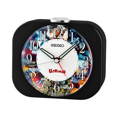 SEIKO 精工 超人力霸王 鹹蛋超人 靜音貪睡鬧鐘 時鐘 QHE913K SK045