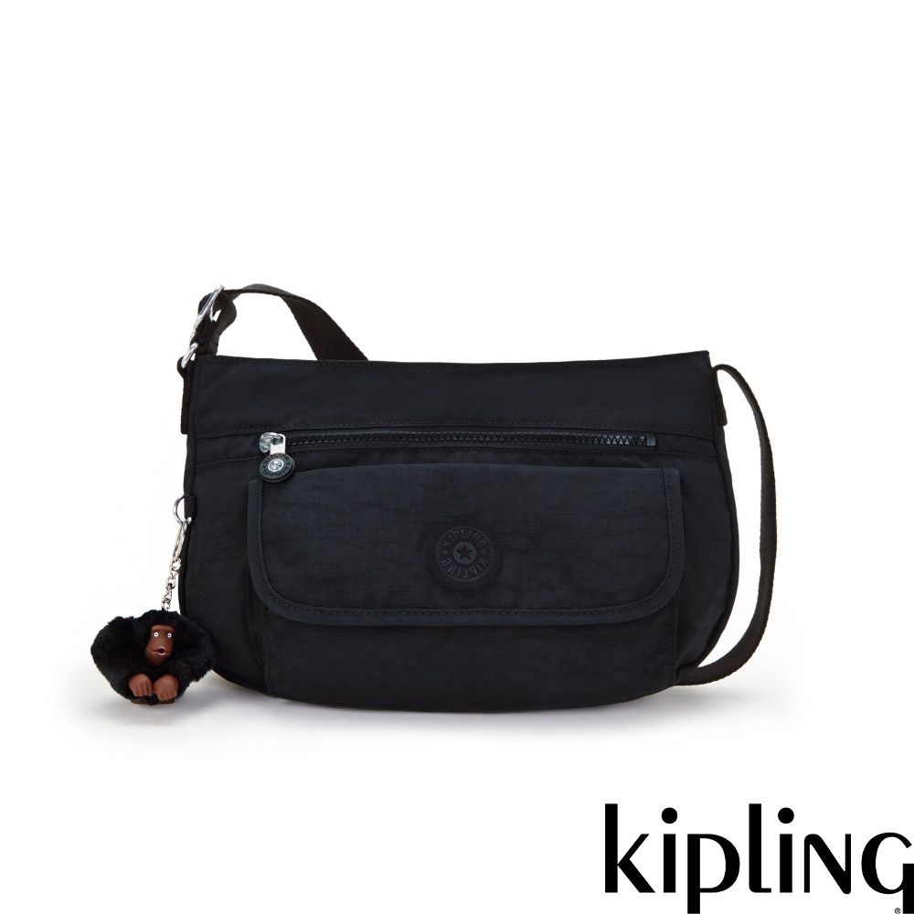 Kipling 率性曜石黑多袋收納側背包-SYRO U
