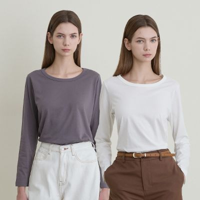 GIORDANO 女裝素色圓領T恤 【多色任選】