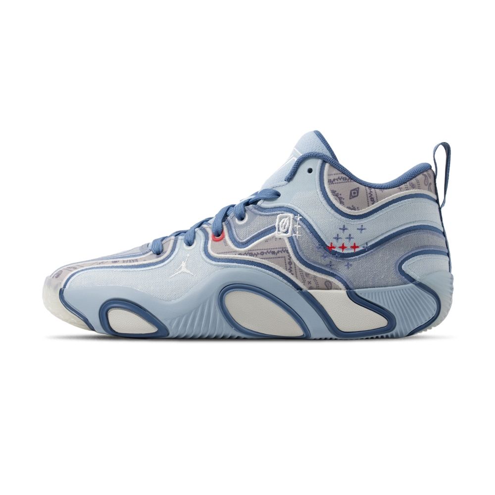 Nike Jordan Tatum 3 PF 男牛仔藍喬丹變形蟲刺繡包覆緩震籃球鞋HV5911
