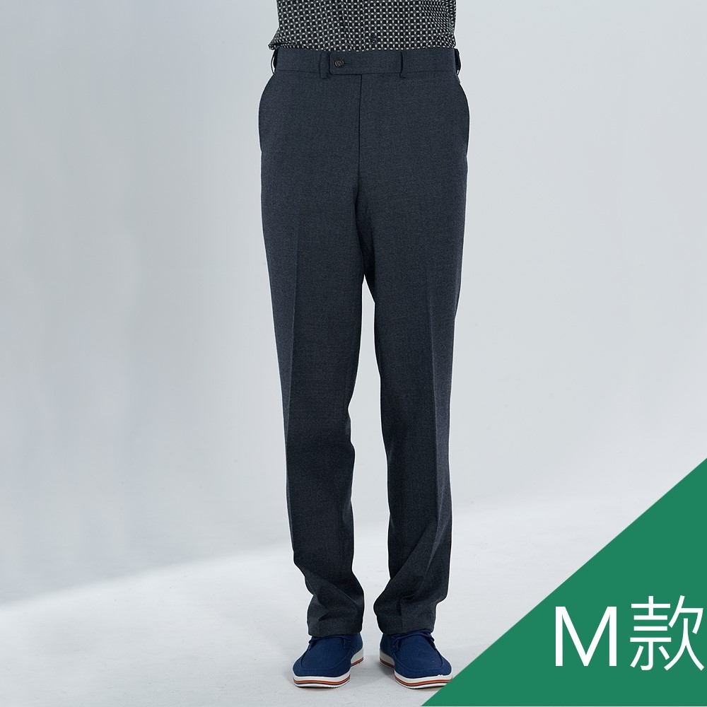 BARONECE 質感品味保暖厚款羊毛/混紡單褲(多款) (M款)