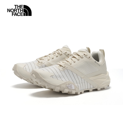 【The North Face 官方旗艦】北面女款白色Gore-Tex防水透氣抓地耐磨登山鞋｜8A9Y3IE