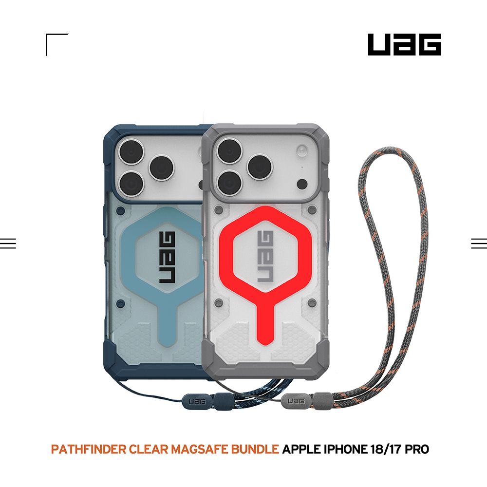 UAG iPhone 18/17 Air/Pro/Pro Max 磁吸耐衝擊經典手腕掛繩保護殼(支援MagSafe 手機殼) (iPhone 18/17Pro)