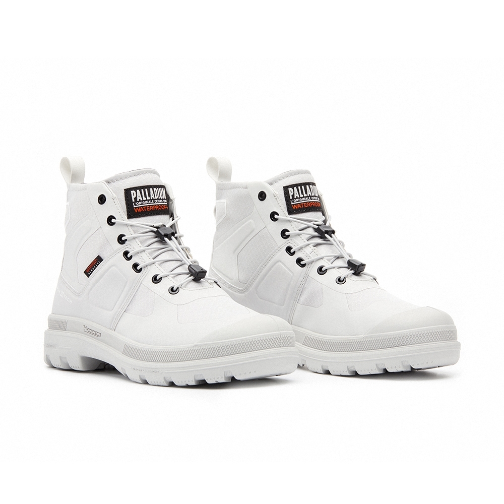 PALLADIUM PAMPA TECH EXP WP+快穿米其林科技聯名橘標防水靴-中性-灰