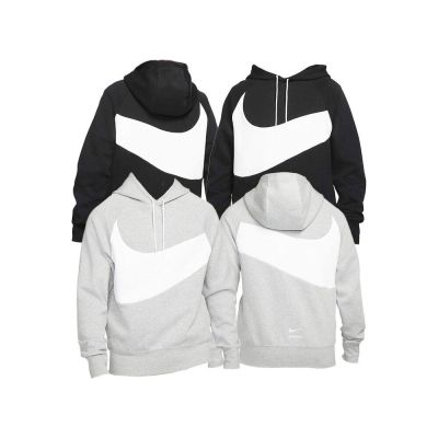 Nike Swoosh Pullover Hoodie 帽T 大勾 黑/灰 DD8223