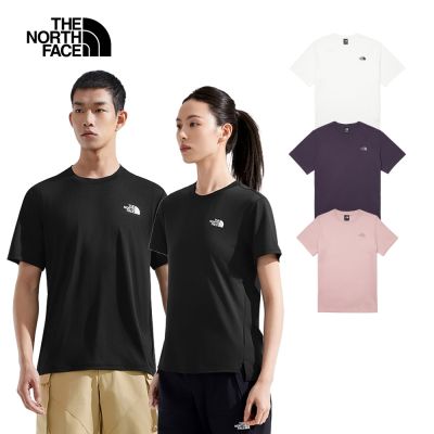 【The North Face】情侶款短袖｜經典小LOGO素面T恤(多款任選)