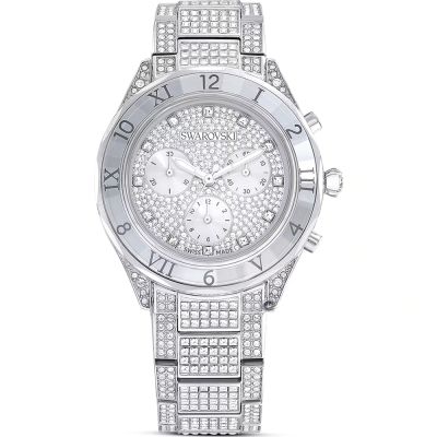 SWAROVSKI 施華洛世奇 Dextera lux 滿天星計時腕錶-40mm 5668845