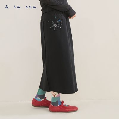a la sha 2way密拷剪接polala舒適裙