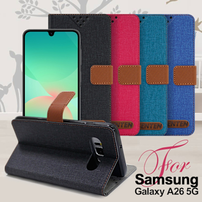 GENTEN for Samsung Galaxy A26 5G 自在文青風支架皮套