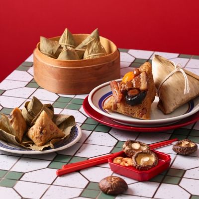 【金格】端午節復古系南北肉粽(北部粽/南部粽/送保冰袋)5入-端午禮盒