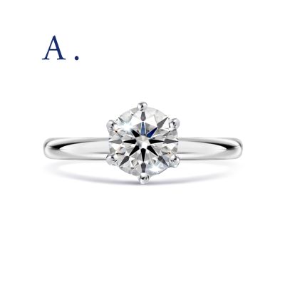 IS DIAMOND IGI 無螢光1克拉 K金 D/ VS1 鑽石戒指/項鍊 經典款 多款任選