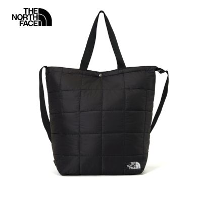 【The North Face 官方旗艦】 北面男女款黑色品牌LOGO托特包｜8F5KJK3