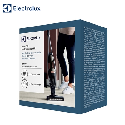 Electrolux伊萊克斯 Pure Q9 強效靜頻吸塵器專用HEPA濾網組ESKQ9