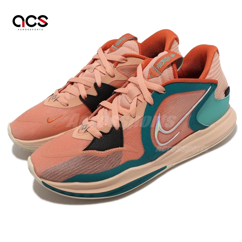 Nike 籃球鞋Kyrie Low 5 EP 男鞋粉橘藍綠輕量包覆運動鞋Madder