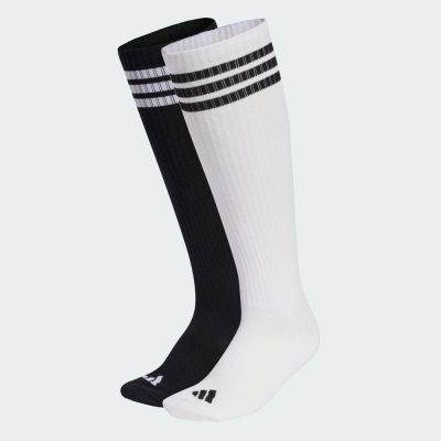 【adidas 愛迪達】 及膝襪 2 雙入 男/女 KC5623