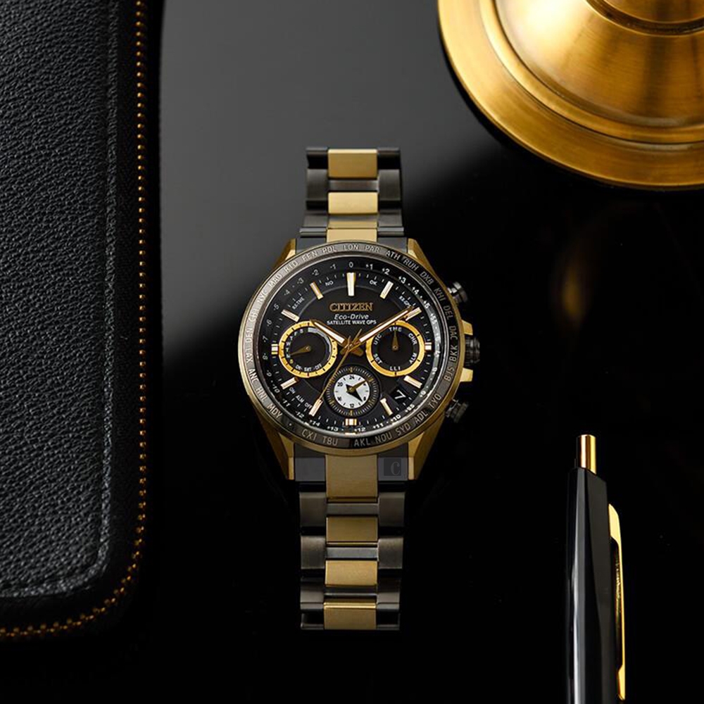 CITIZEN 星辰HAKUTO-R限定鈦金屬GPS衛星電波計時手錶CC4016-75E | GPS