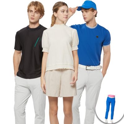 【Lynx Golf】寵媽咪特惠！26春夏新品涼感吸排圓領立領短袖POLO衫高爾夫球衫/休閒長褲.九分褲(山貓男女多款任選)